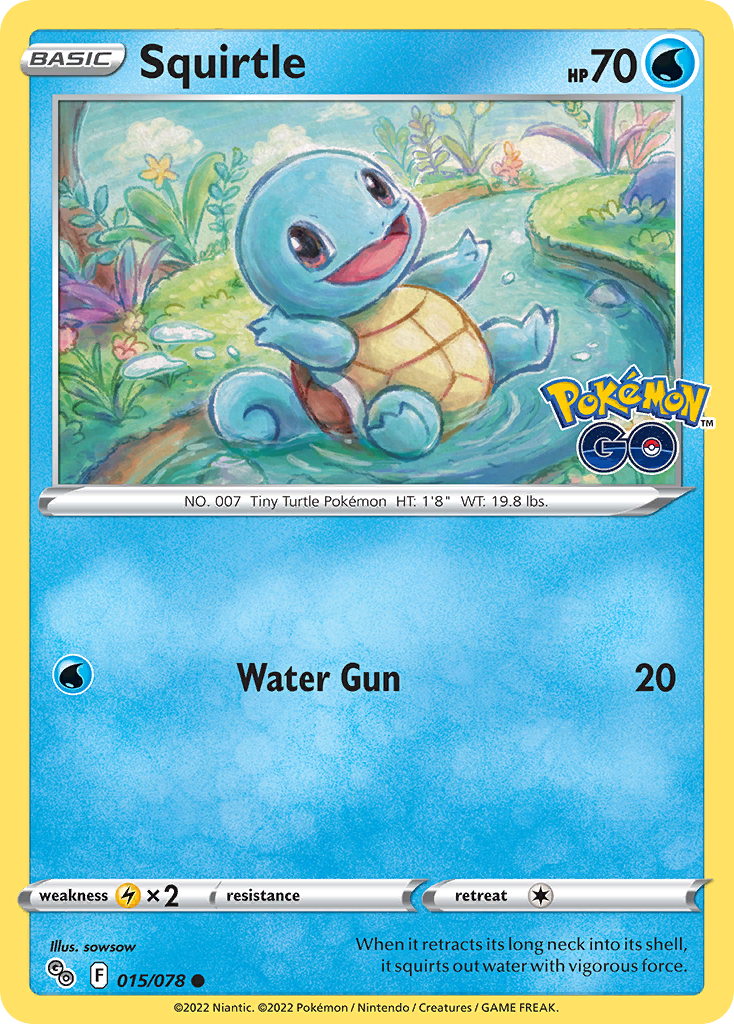 Squirtle (15/78) - Pokemon GO (PGO)