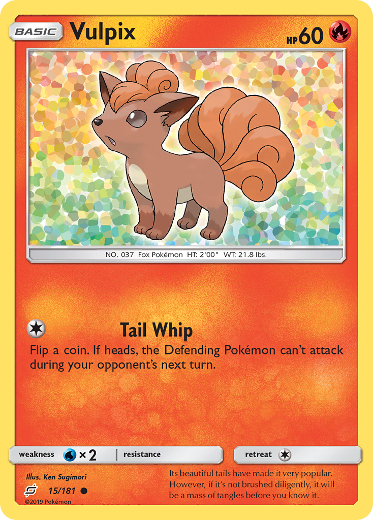 Vulpix (15/181) - [Reverse Holo] Team Up (TEU)