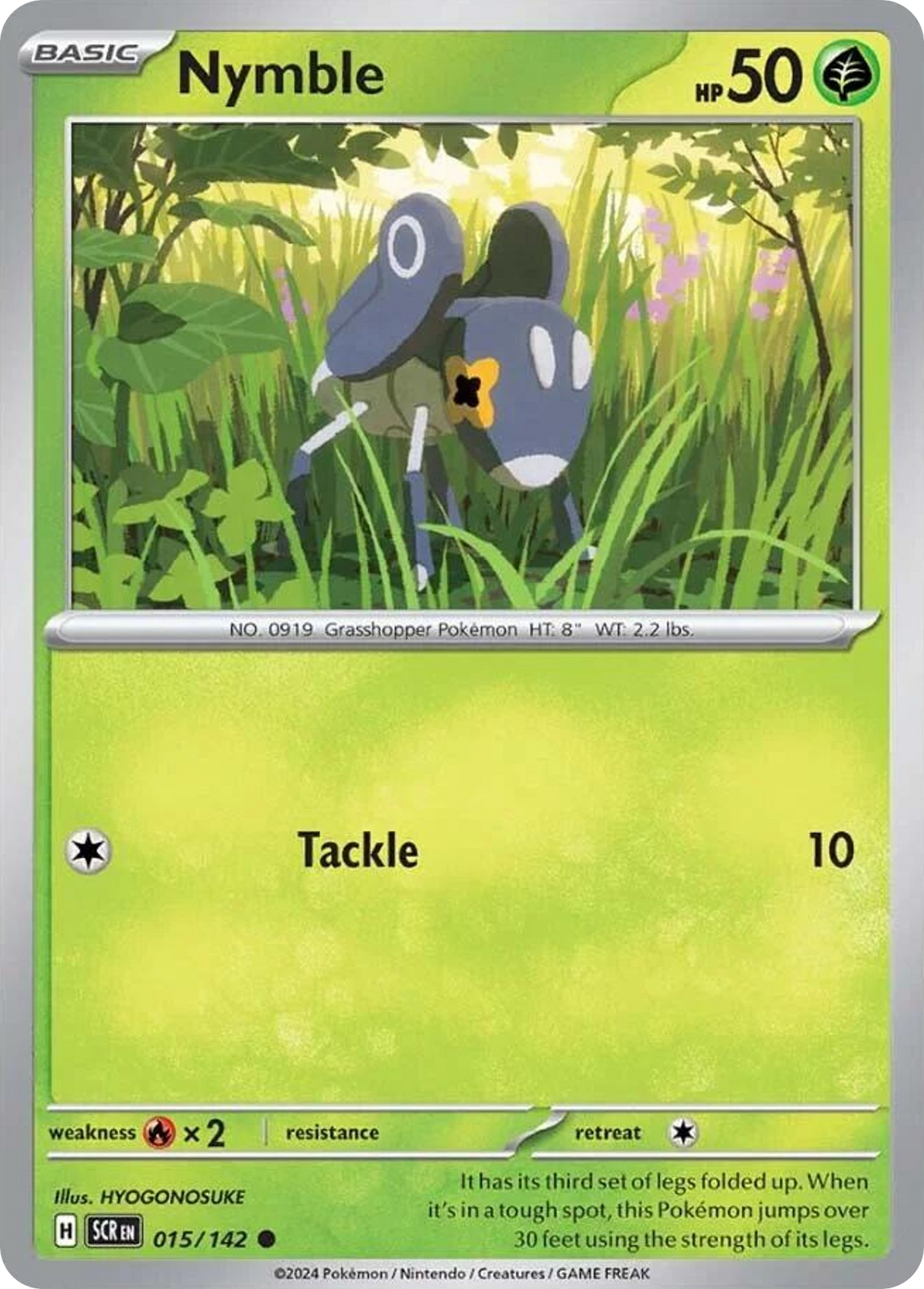 Nymble (15/142) - [Reverse Holo] Stellar Crown (SCR)