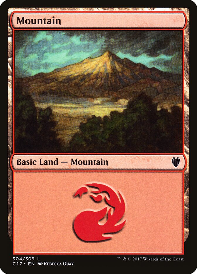 Mountain (304) - Commander 2017 (C17)