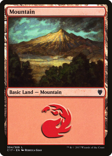 Mountain (304) - Commander 2017 (C17)