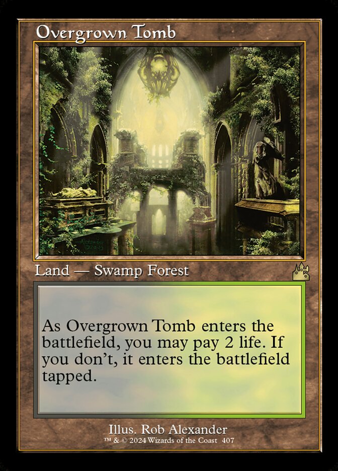 Overgrown Tomb (407) - Ravnica Remastered (RVR)