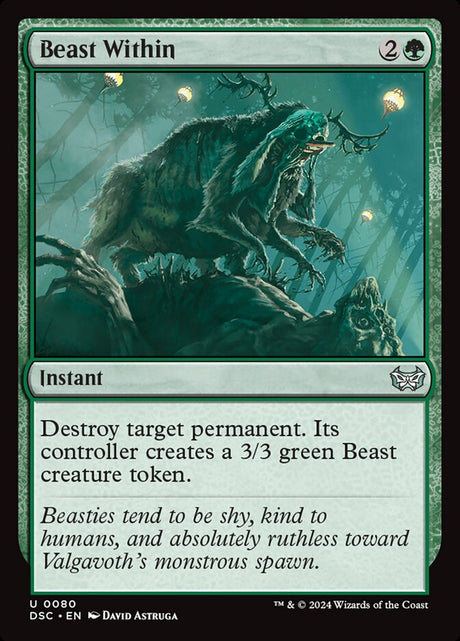 Beast Within (80) - Duskmourn: House of Horror Commander (DSC)