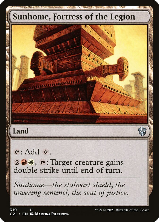 Sunhome, Fortress of the Legion (319) - Commander 2021 (C21)