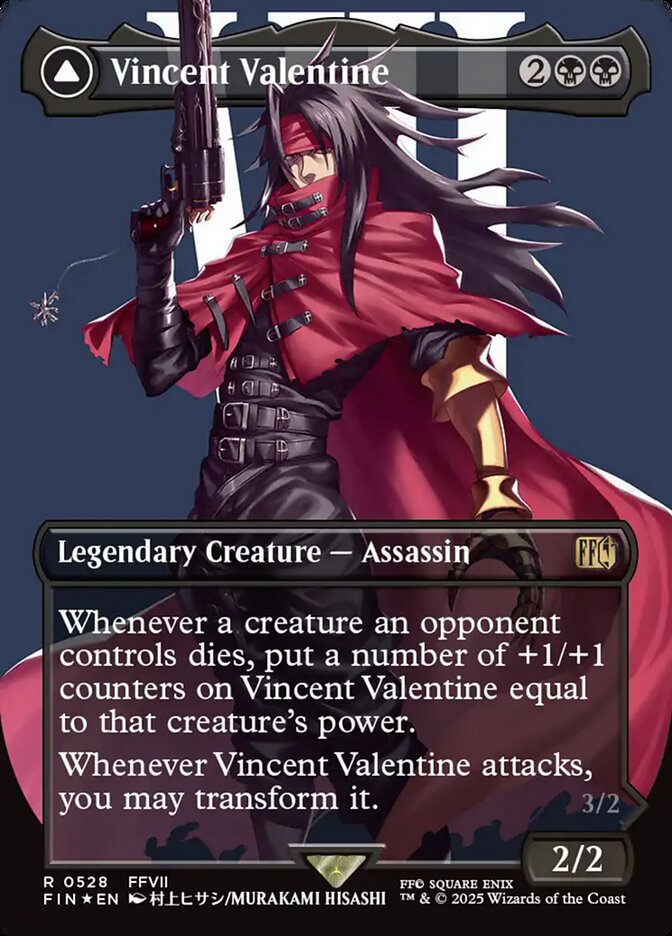 Vincent Valentine // Galian Beast (528) - [Surge Foil, Borderless] Final Fantasy (FIN)