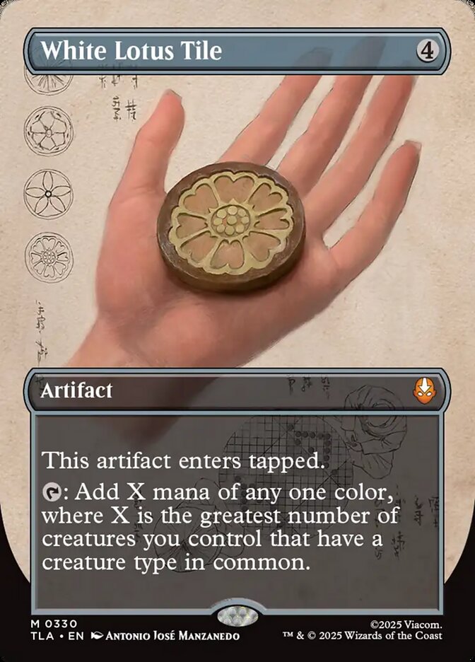 White Lotus Tile (330) - Avatar: The Last Airbender (TLA)