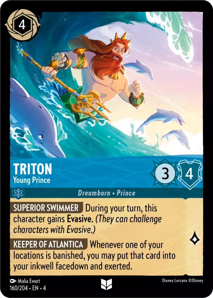 Triton - Young Prince - [Foil] Ursula's Return (4)