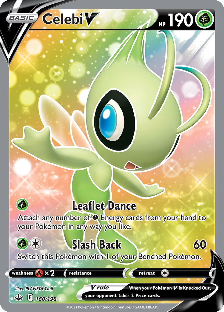 Celebi V (160/198) - [Full Art] Chilling Reign (CRE)