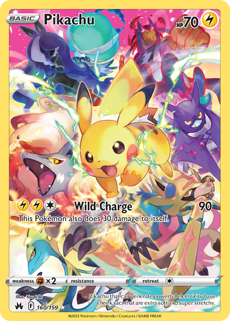 Pikachu (160/159) - [Holo Foil] Crown Zenith (CRZ)