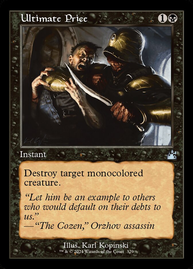 Ultimate Price (329) - Ravnica Remastered (RVR)