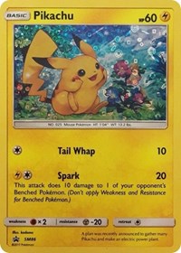 Pikachu - SM86 (General Mills Promo) (SM86) - Miscellaneous Cards & Products (MCAP)
