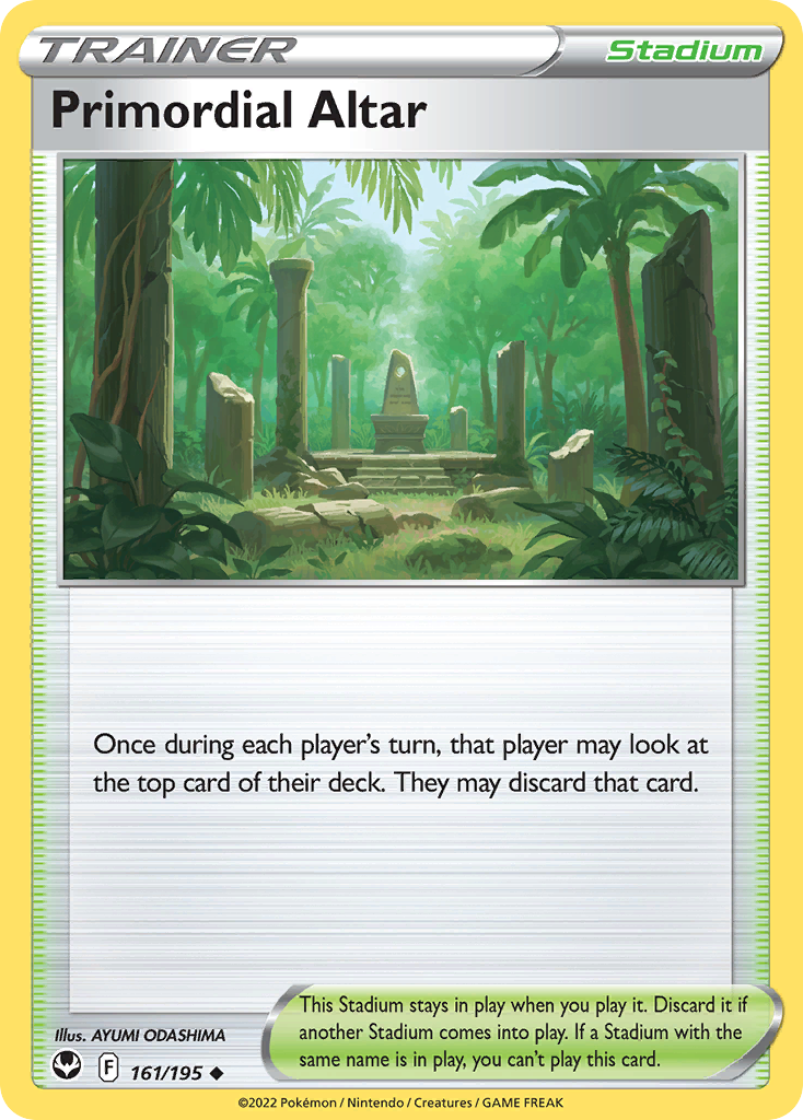 Primordial Altar (161/195) - [Reverse Holo] Silver Tempest (SIT)