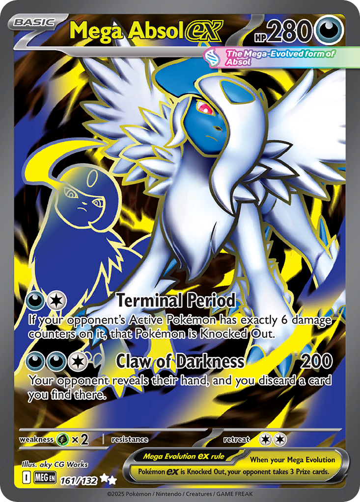 Mega Absol ex (161/132) - [Full Art] Mega Evolution (MEG)