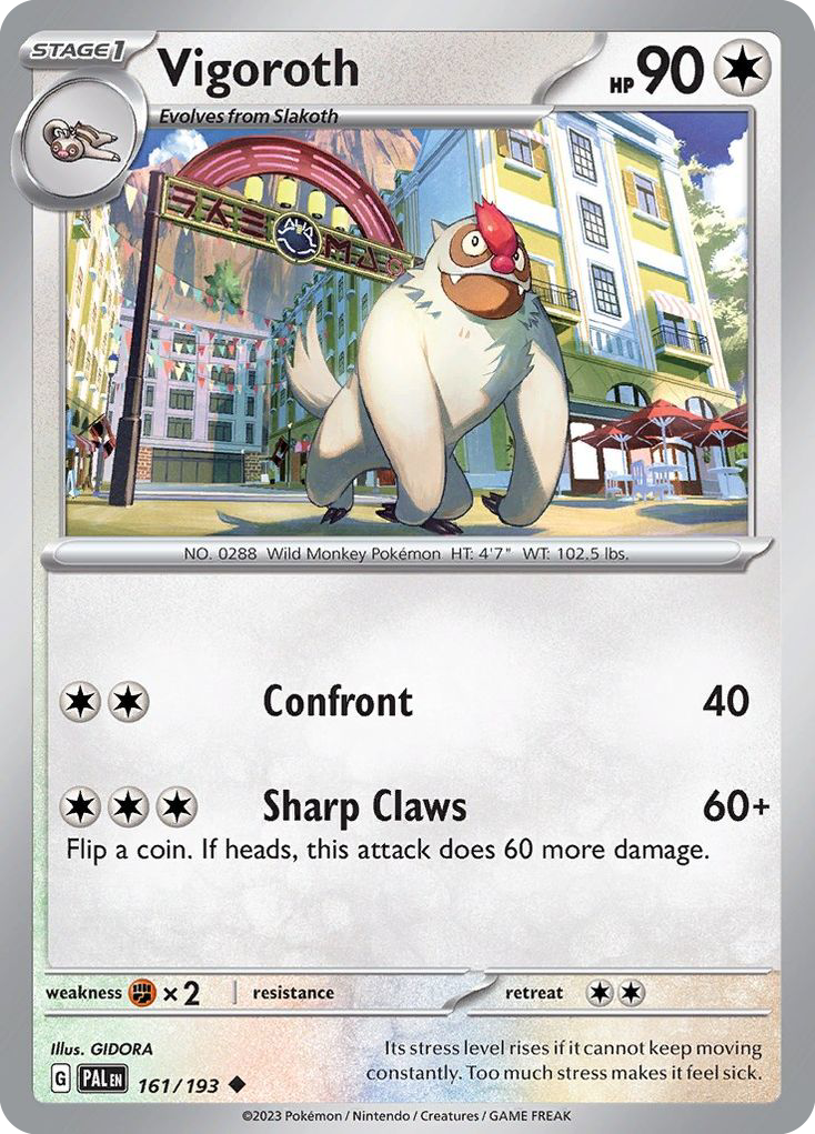 Vigoroth (161/193) - Paldea Evolved (PAL)