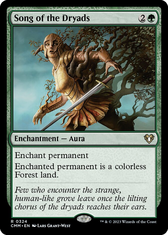 Song of the Dryads (324) - Commander Masters (CMM)