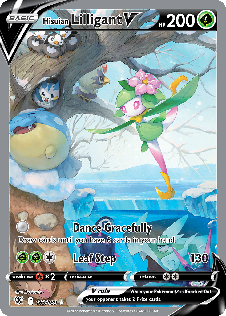 Hisuian Lilligant V (163/189) - [Alternate Art] Astral Radiance (ASR)