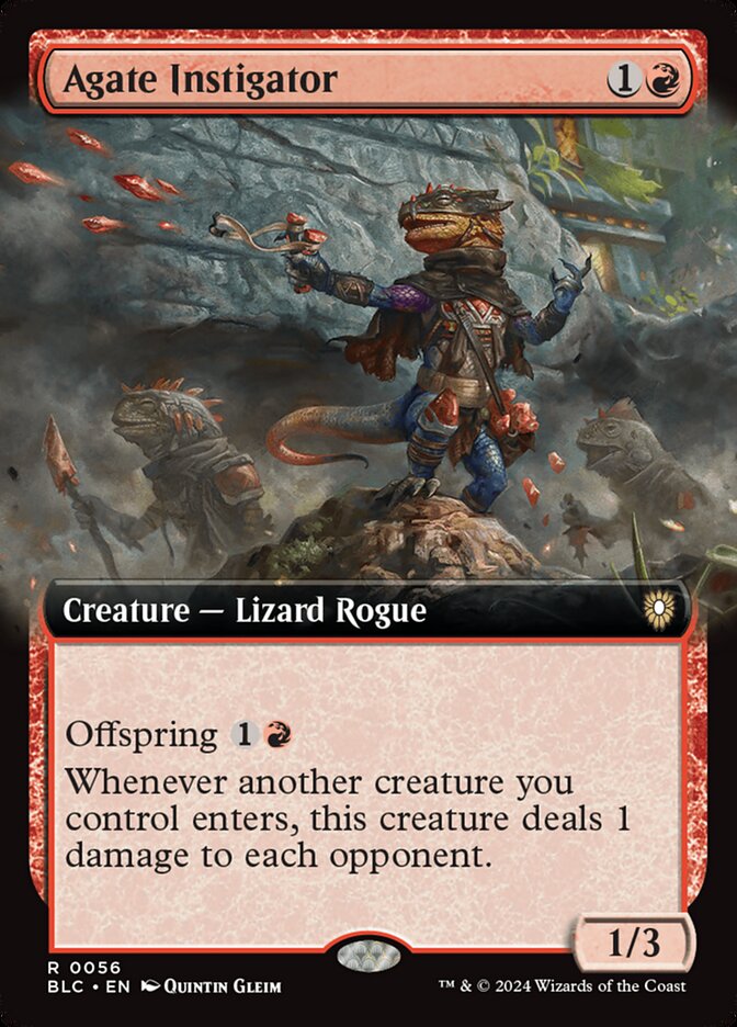 Agate Instigator - [Foil, Extended Art] Bloomburrow Commander (BLC)