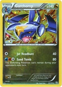 Garchomp - 91/124 (Cosmos Holo) (91) - Blister Exclusives (BLE)