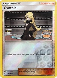 Cynthia - 119/156 (Regional Championships) (119) - League & Championship Cards (PR)