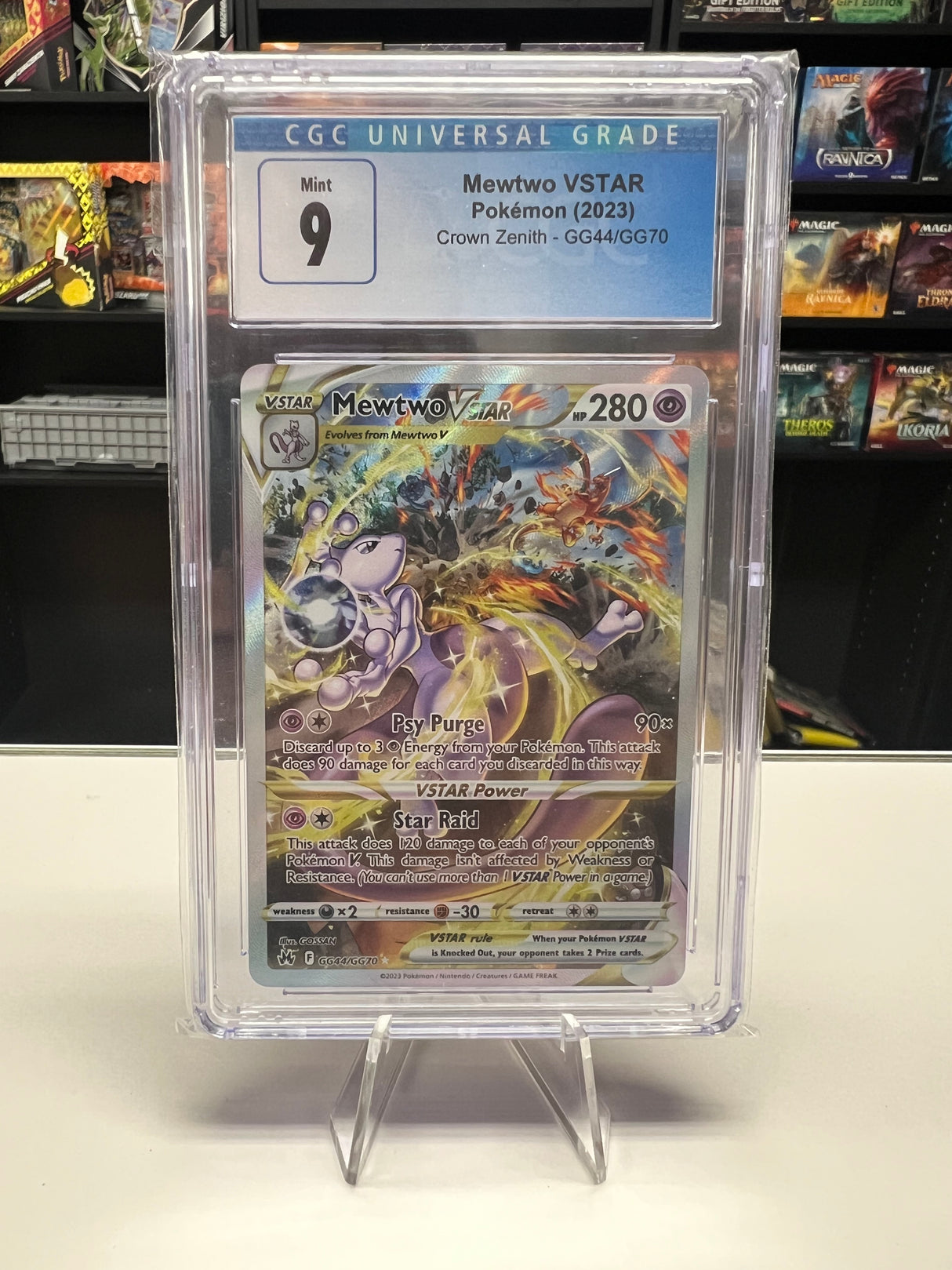 Mewtwo VSTAR - [Graded CGC 9] Crown Zenith: Galarian Gallery (CRZ:GG)