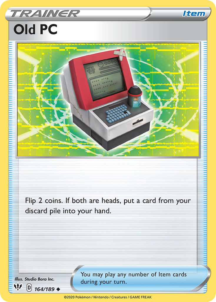 Old PC (164/189) - [Reverse Holo] Darkness Ablaze (DAA)