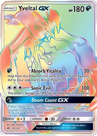Yveltal GX Secret (137) - SM - Forbidden Light (SM06)