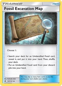 Fossil Excavation Map (107) - SM - Forbidden Light (SM06)