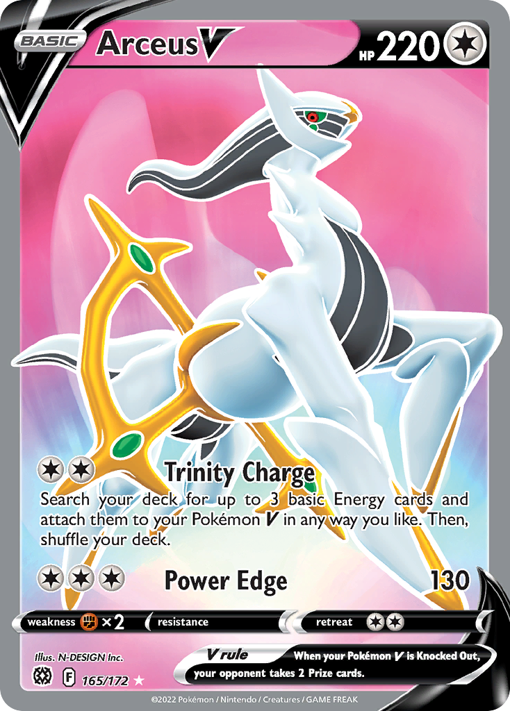 Arceus V (165/172) - [Full Art] Brilliant Stars (BRS)