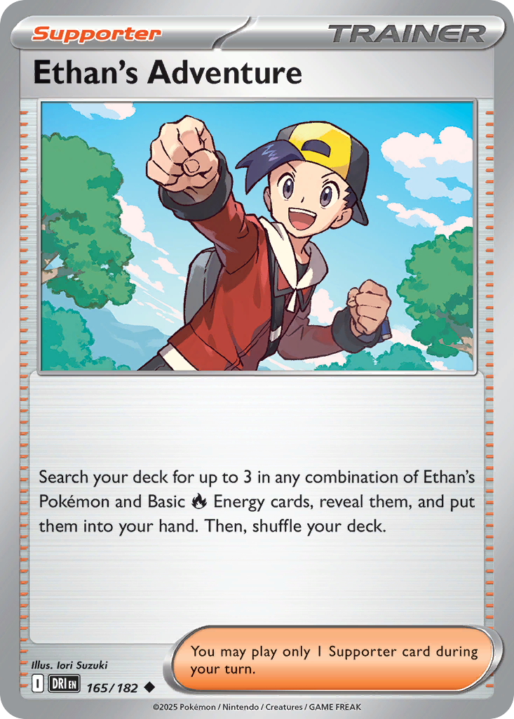 Ethan's Adventure (165/182) - [Reverse Holo] Destined Rivals (DRI)