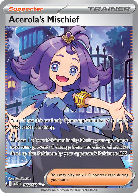 Acerola's Mischief (165/132) - [Full Art] Mega Evolution (MEG)