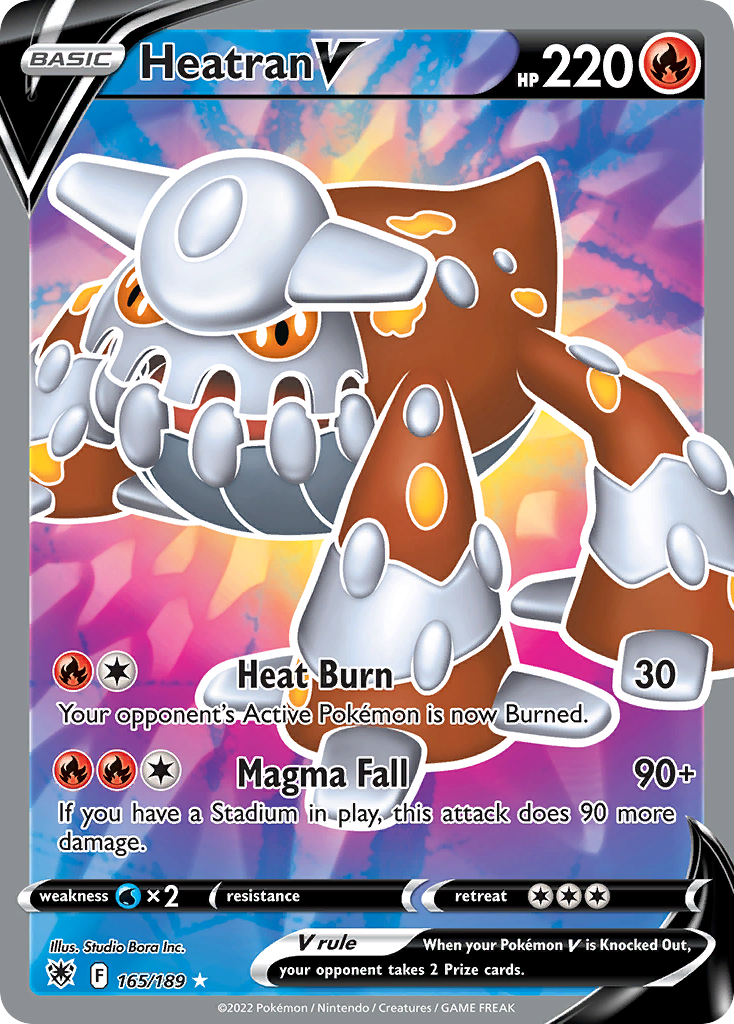 Heatran V (165/189) - [Full Art] Astral Radiance (ASR)
