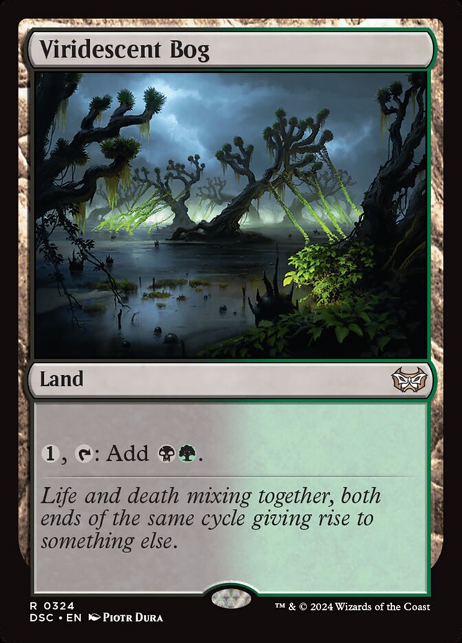 Viridescent Bog (324) - Duskmourn: House of Horror Commander (DSC)