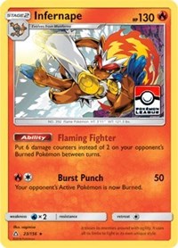 Infernape - 23/156 (Pokemon League) (23) - League & Championship Cards (PR)