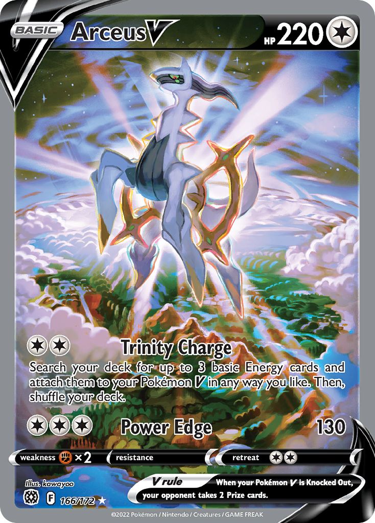 Arceus V (166/172) - [Alternate Art] Brilliant Stars (BRS)