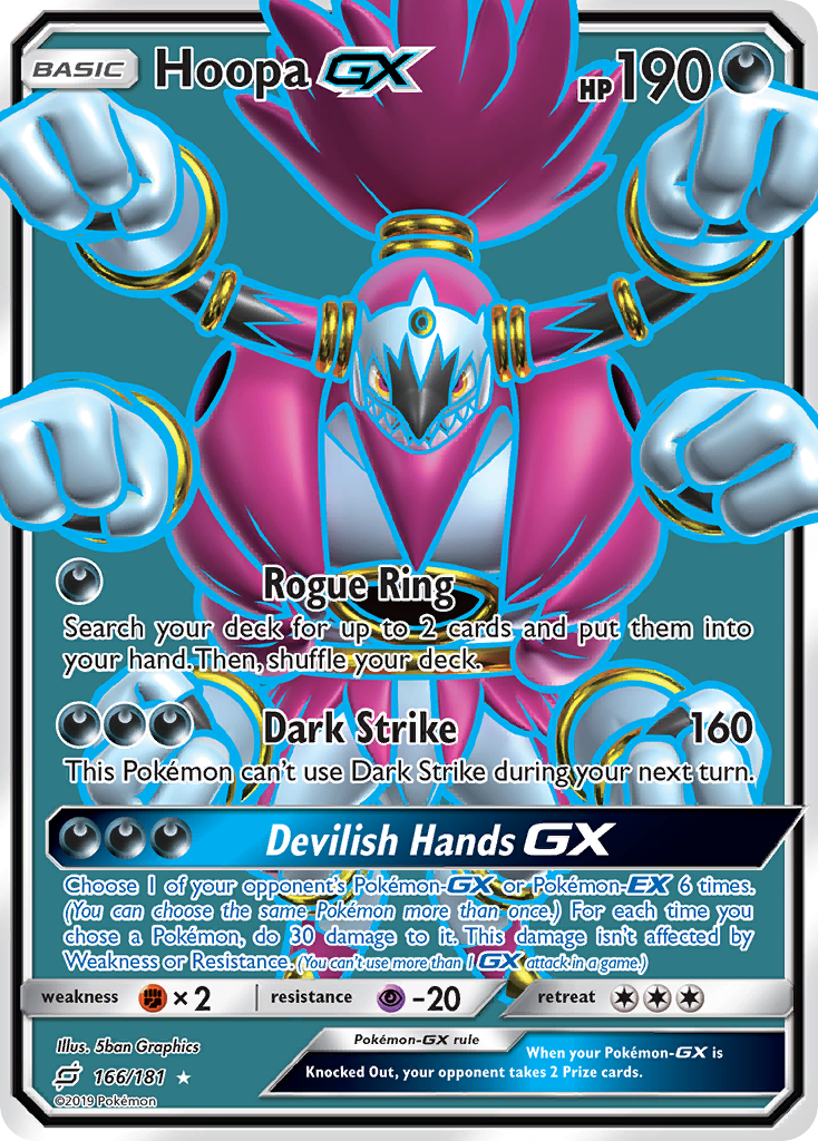 Hoopa-GX (166/181) - [Full Art] Team Up (TEU)