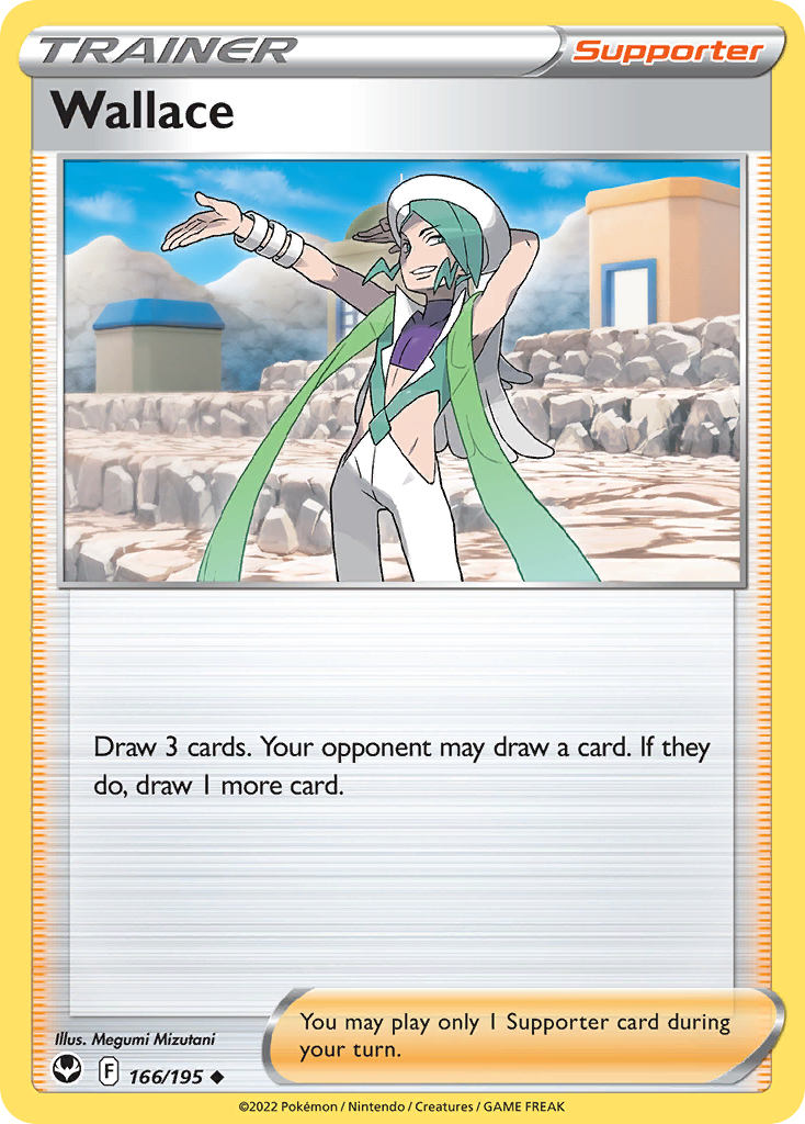 Wallace (166/195) - [Reverse Holo] Silver Tempest (SIT)