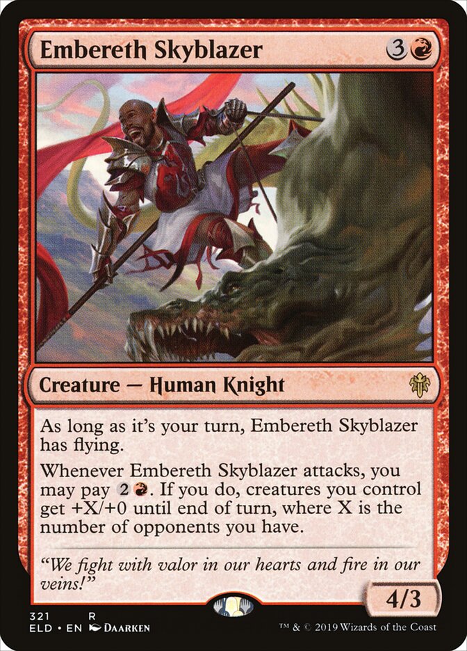 Embereth Skyblazer (321) - Throne of Eldraine (ELD)