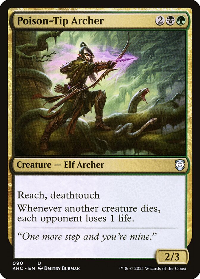 Poison-Tip Archer (90) - Kaldheim Commander (KHC)