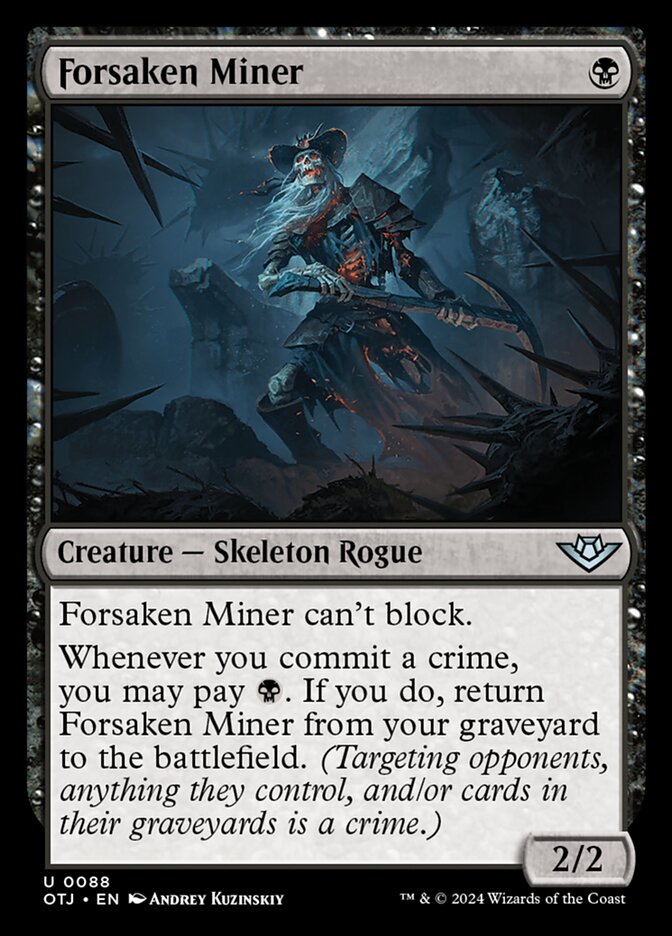 Forsaken Miner (88) - Outlaws of Thunder Junction (OTJ)
