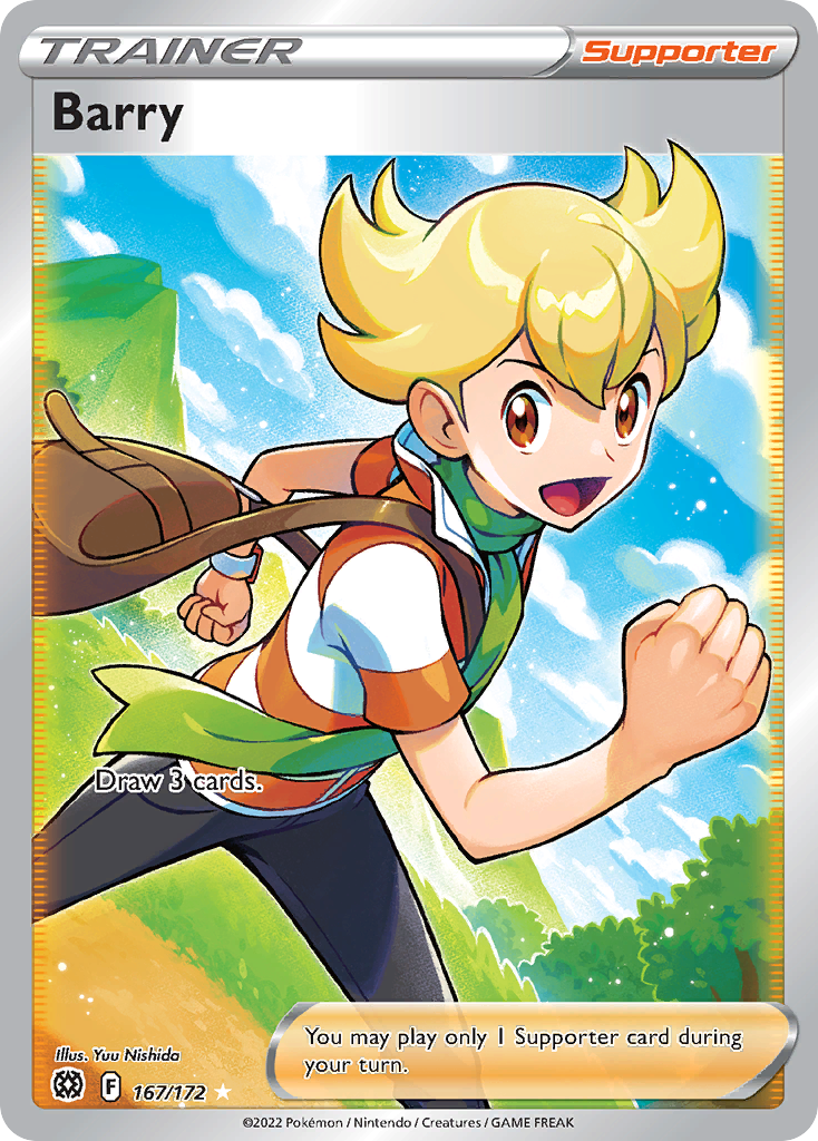 Barry (167/172) - [Full Art] Brilliant Stars (BRS)