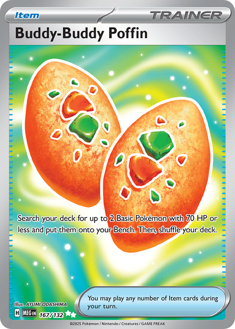 Buddy-Buddy Poffin (167/132) - [Full Art] Mega Evolution (MEG)