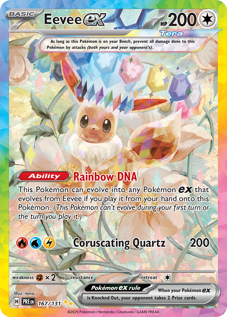 Eevee ex (167/131) - [Special Illustration Rare] Prismatic Evolutions (PRE)
