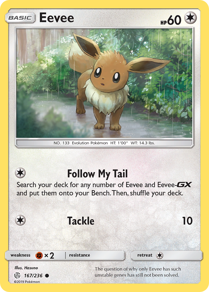 Eevee (167/236) - [Reverse Holo] Cosmic Eclipse (CEC)