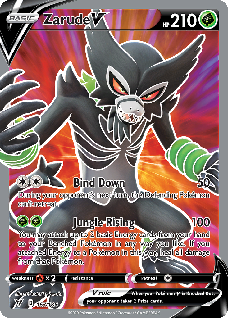 Zarude V (167/185) - [Full Art] Vivid Voltage (VIV)