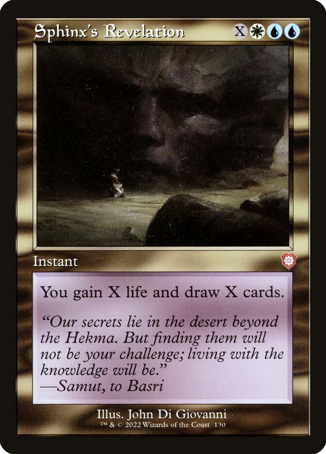 Sphinx's Revelation (130) - The Brothers' War Commander (BRC)