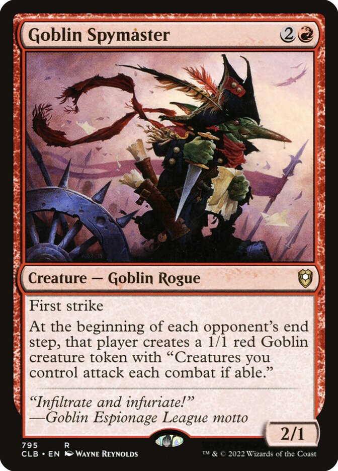 Goblin Spymaster (795) - Commander Legends: Battle for Baldur's Gate (CLB)