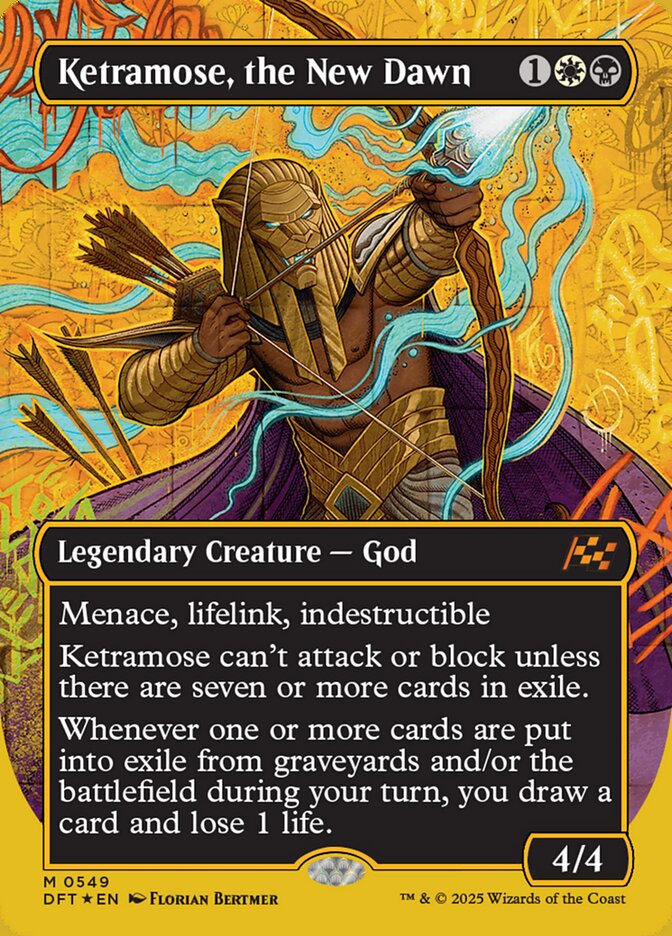 Ketramose, the New Dawn - [First Place Foil, Borderless] Aetherdrift (DFT)