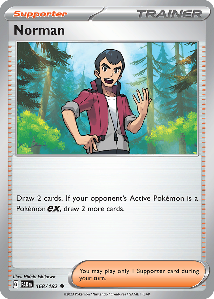 Norman (168/182) - [Reverse Holo] Paradox Rift (PAR)