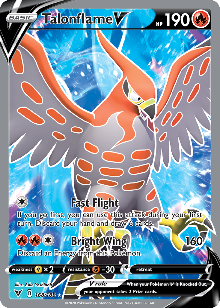 Talonflame V (168/185) - [Full Art] Vivid Voltage (VIV)