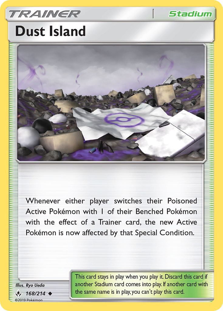 Dust Island (168/214) - [Reverse Holo] Unbroken Bonds (UNB)